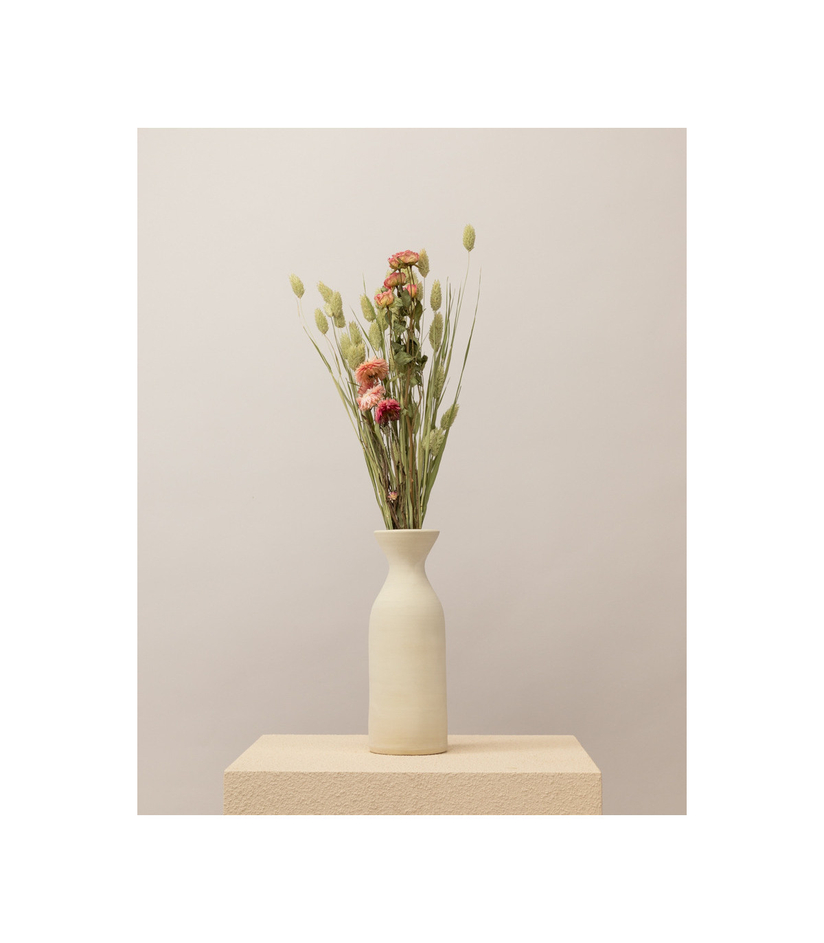 manojo de flores secas Love Pink