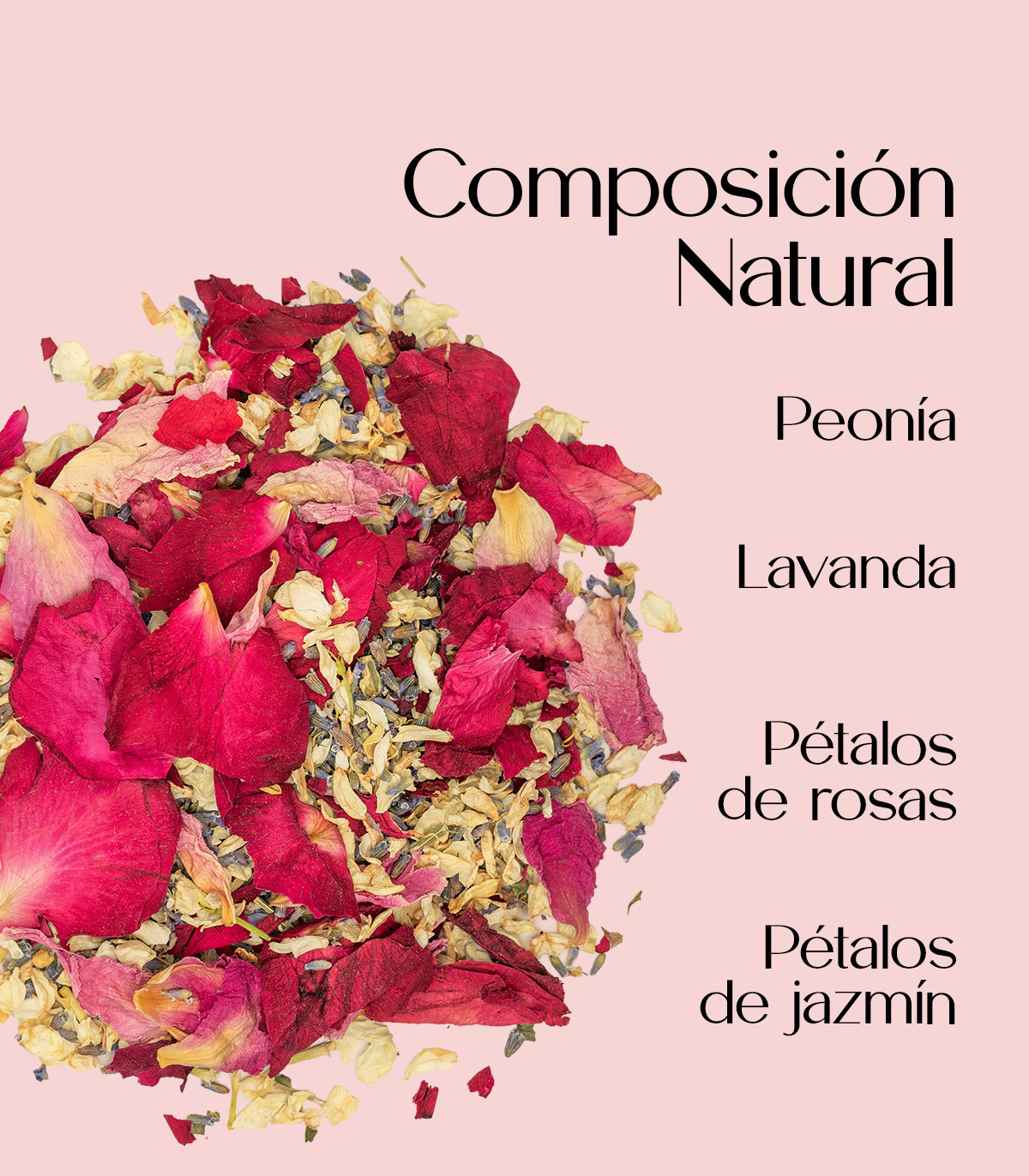 Burgundy Forever - Confeti biodegradable de pétalos secos