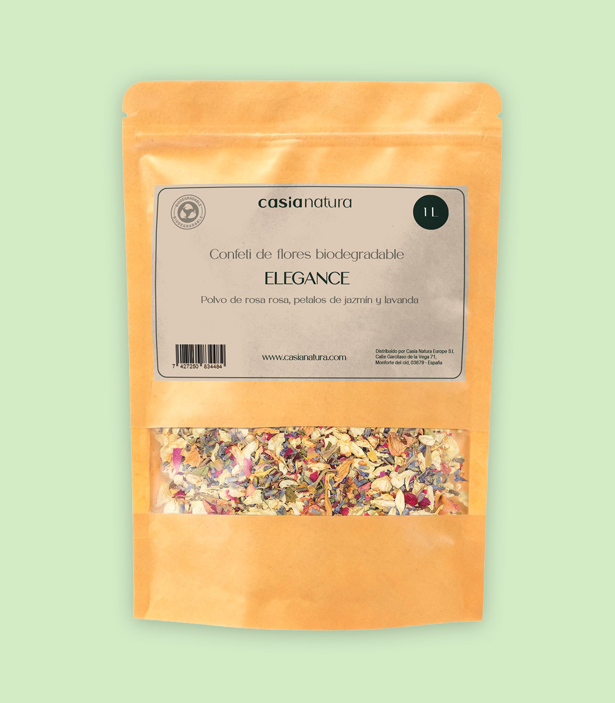 Elegance - Confeti biodegradable de pétalos secos