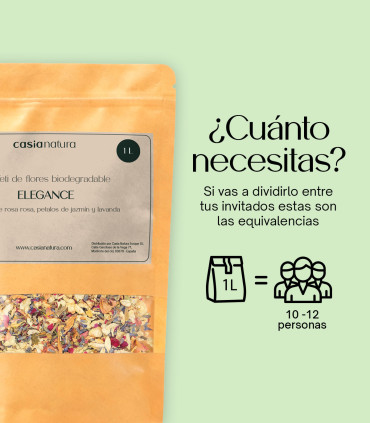 Elegance - Biodegradable confetti of dried petals