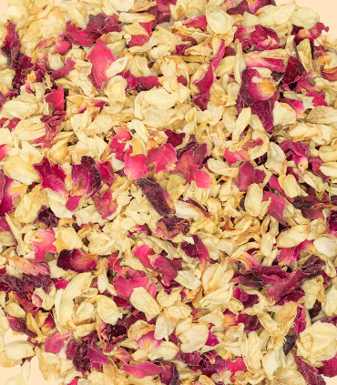 Burgundy Special - Biodegradable confetti of dried petals