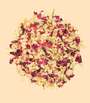 Burgundy Special - Biodegradable confetti of dried petals