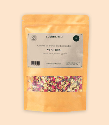 Memorial - Confeti biodegradable de pétalos secos