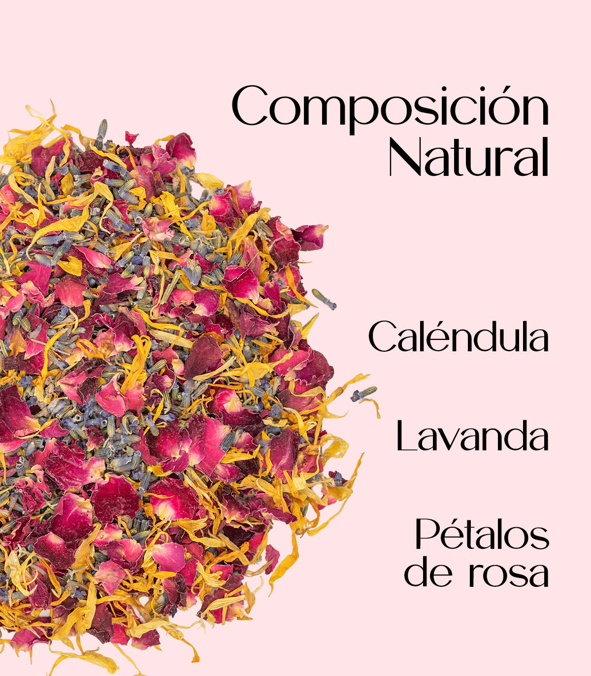 Burgundy Selection - Confeti biodegradable de pétalos secos