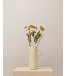 Natural white dried spray roses