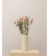 Natural pink dried spray roses vase